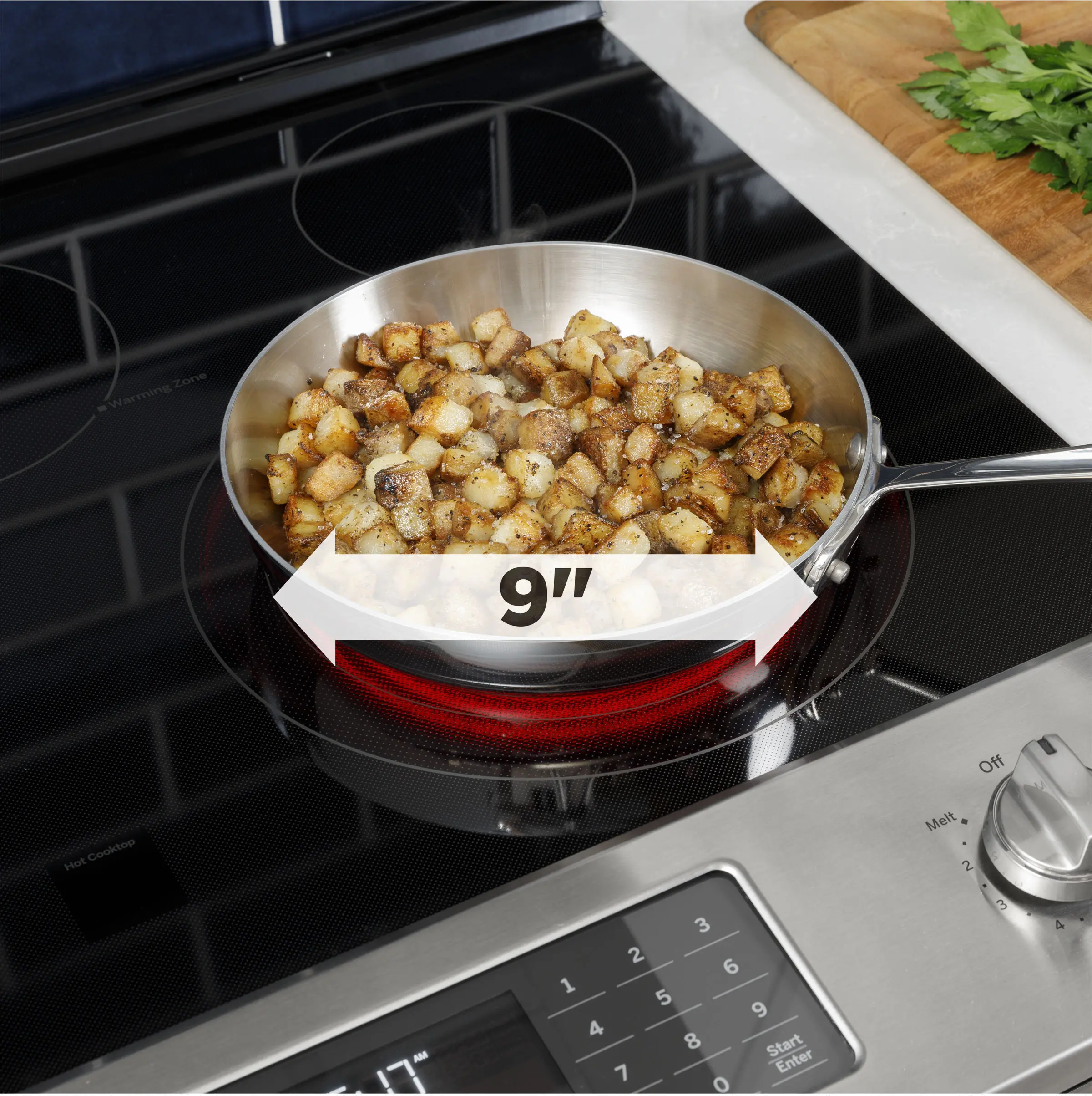 JSS86SPSS GE Slide-In Double Oven Range - Stainless Steel-5
