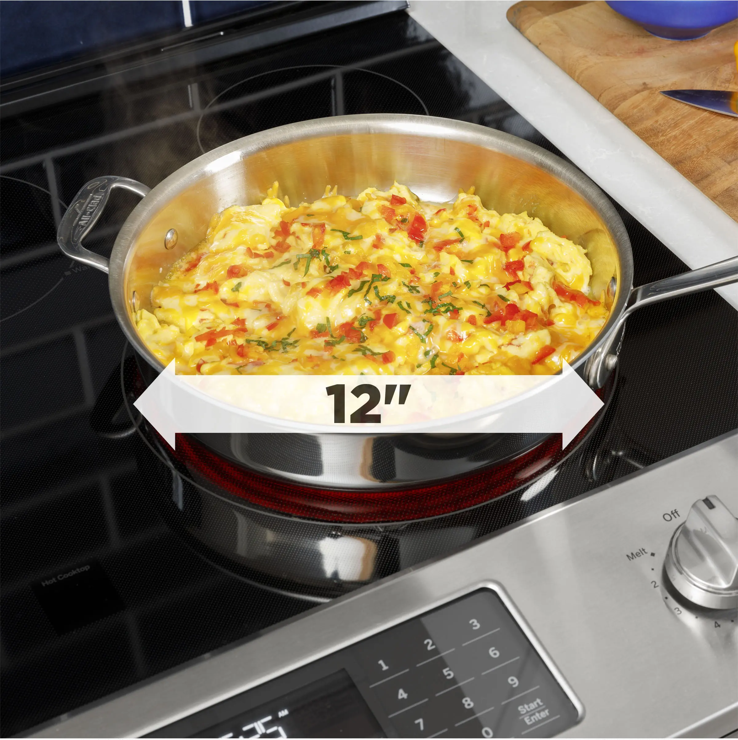 JSS86SPSS GE Slide-In Double Oven Range - Stainless Steel-6