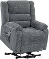 Buxton Gray Power Reclining Lift Chair