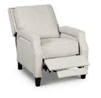 Portico Marble Gray Pushback Recliner