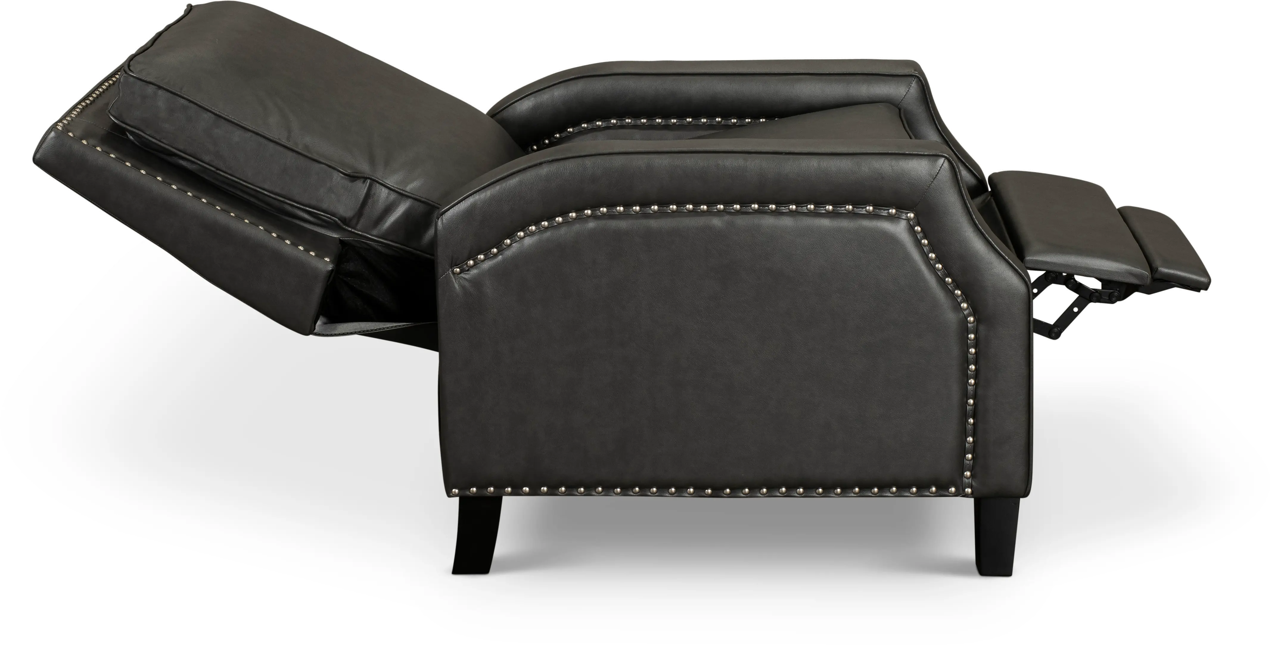 Portico Dark Gray Pushback Recliner-2