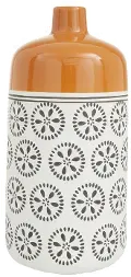 15 Orange Accent Vase