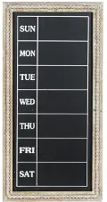 43391/WALL-CHLKBOARD 32 Inch Wooden Wall Chalkboard