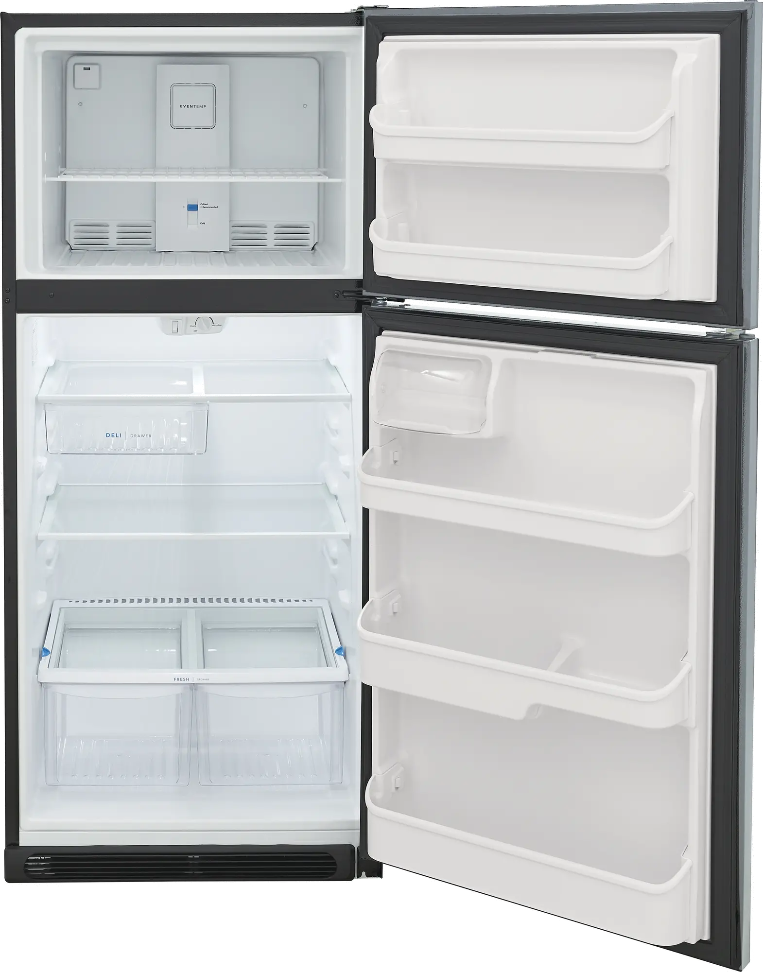 FRTD2021AS Frigidaire 20.5 cu ft Top Freezer Refrigerator - 30 W Stainless Steel-6