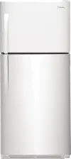FRTD2021AW Frigidaire 20.5 cu ft Top Freezer Refrigerator - 30 W White