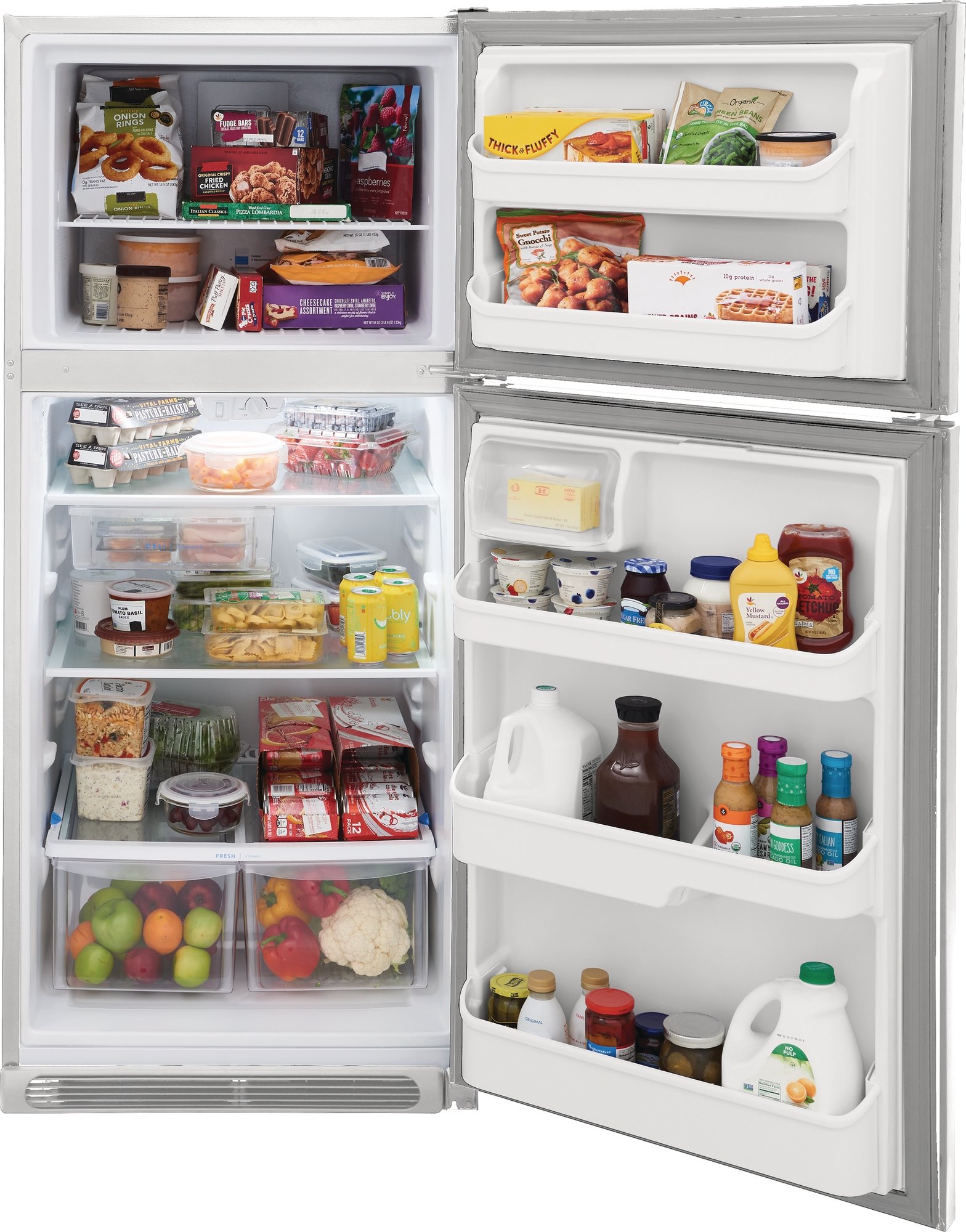 FRTD2021AW Frigidaire 20.5 cu ft Top Freezer Refrigerator - 30 W White-3