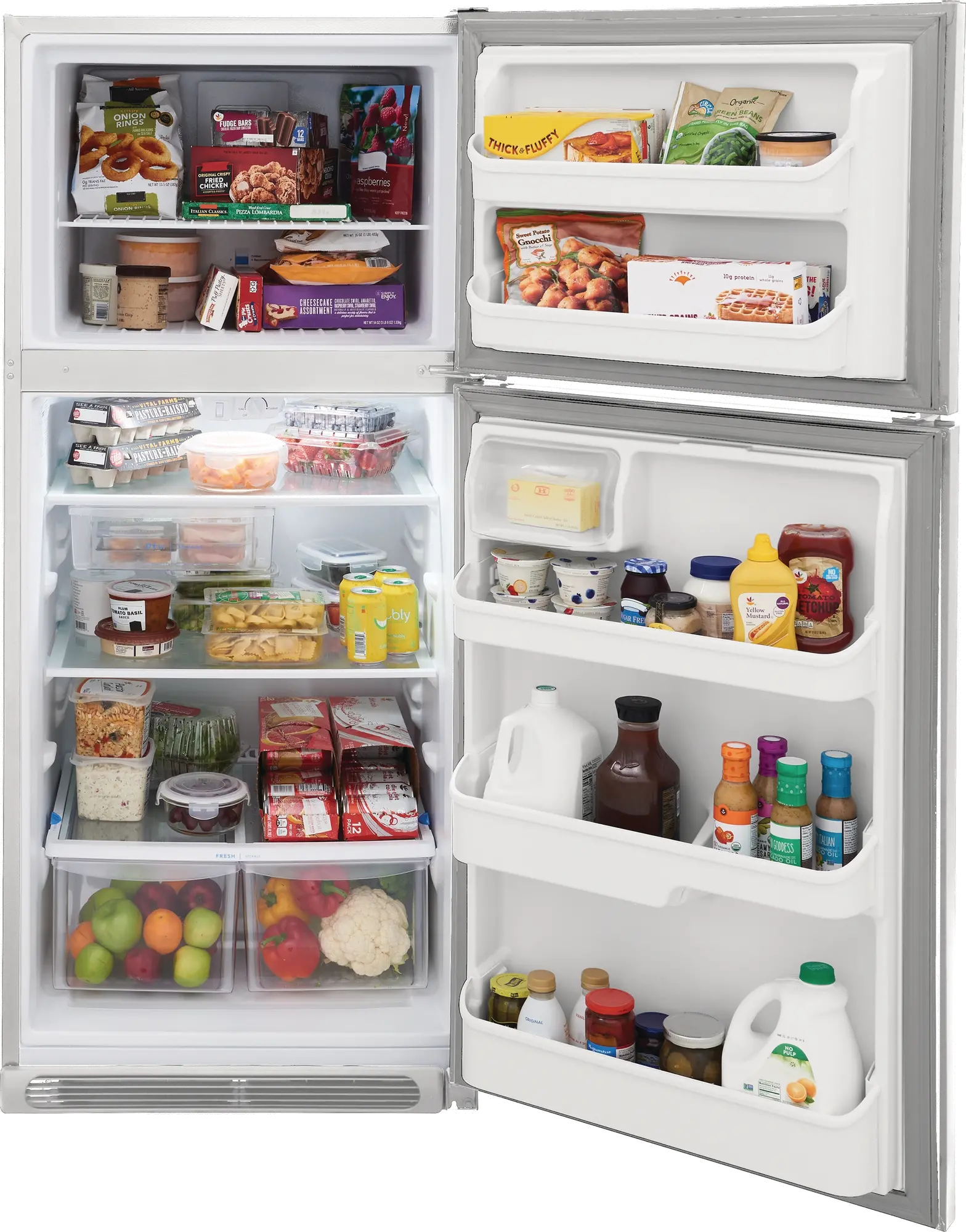 FRTD2021AW Frigidaire 20.5 cu ft Top Freezer Refrigerator - 30 W White-3