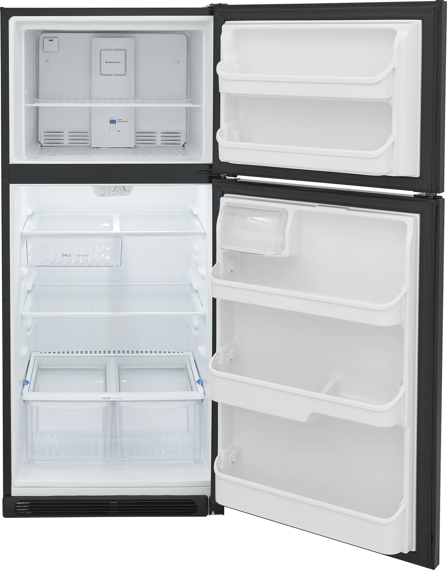 FRTD2021AB Frigidaire 20.5 cu ft Top Freezer Refrigerator - 30 W Black-2