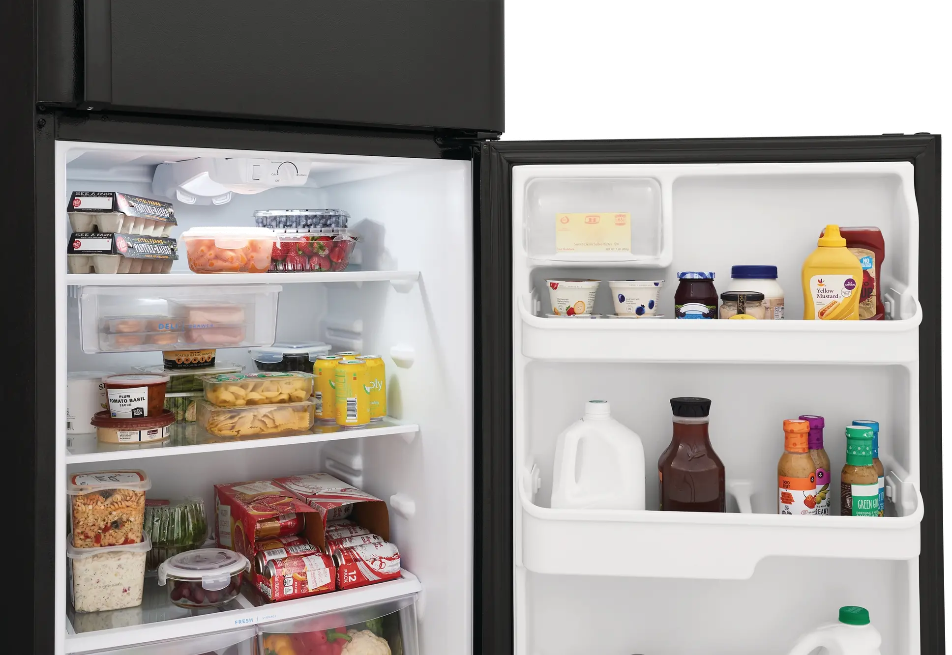 FRTD2021AB Frigidaire 20.5 cu ft Top Freezer Refrigerator - 30 W Black-5