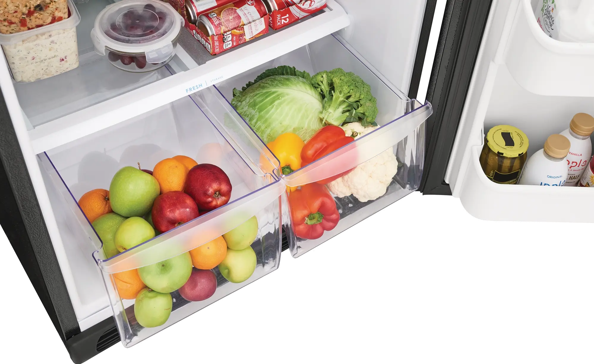 FRTD2021AB Frigidaire 20.5 cu ft Top Freezer Refrigerator - 30 W Black-6