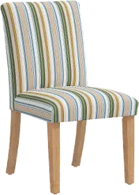 63-6NATSRSTBCHOGA Modern Serape Stripe Beach Dining Chair