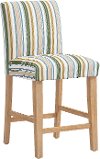 63-7NATSRSTBCHOGA Modern Serape Stripe Beach Counter Stool