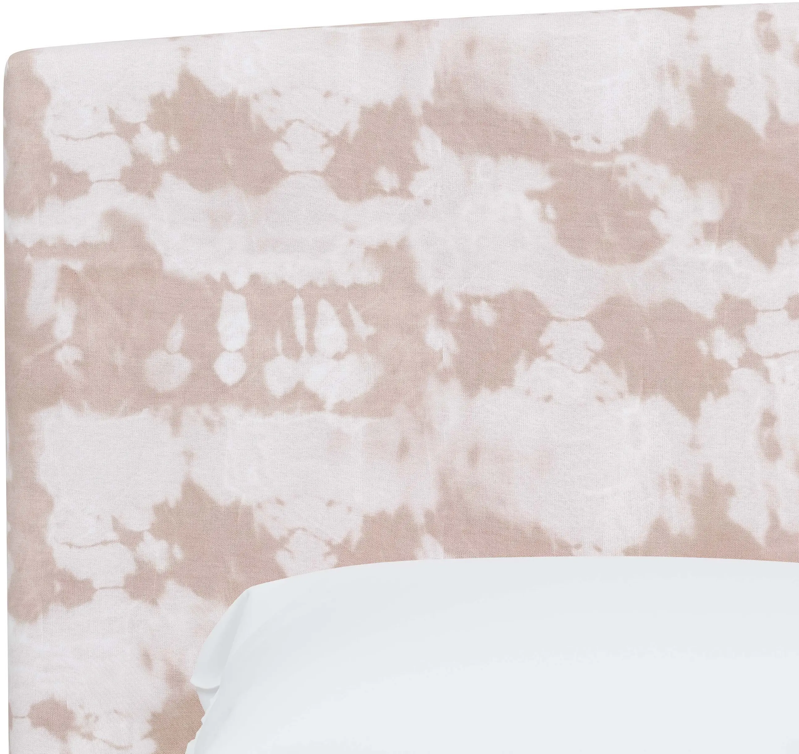 570BEDNATRVDYBLSOGA Mid-Century Modern Twin Reverse Dye Blush Platform Bed-4