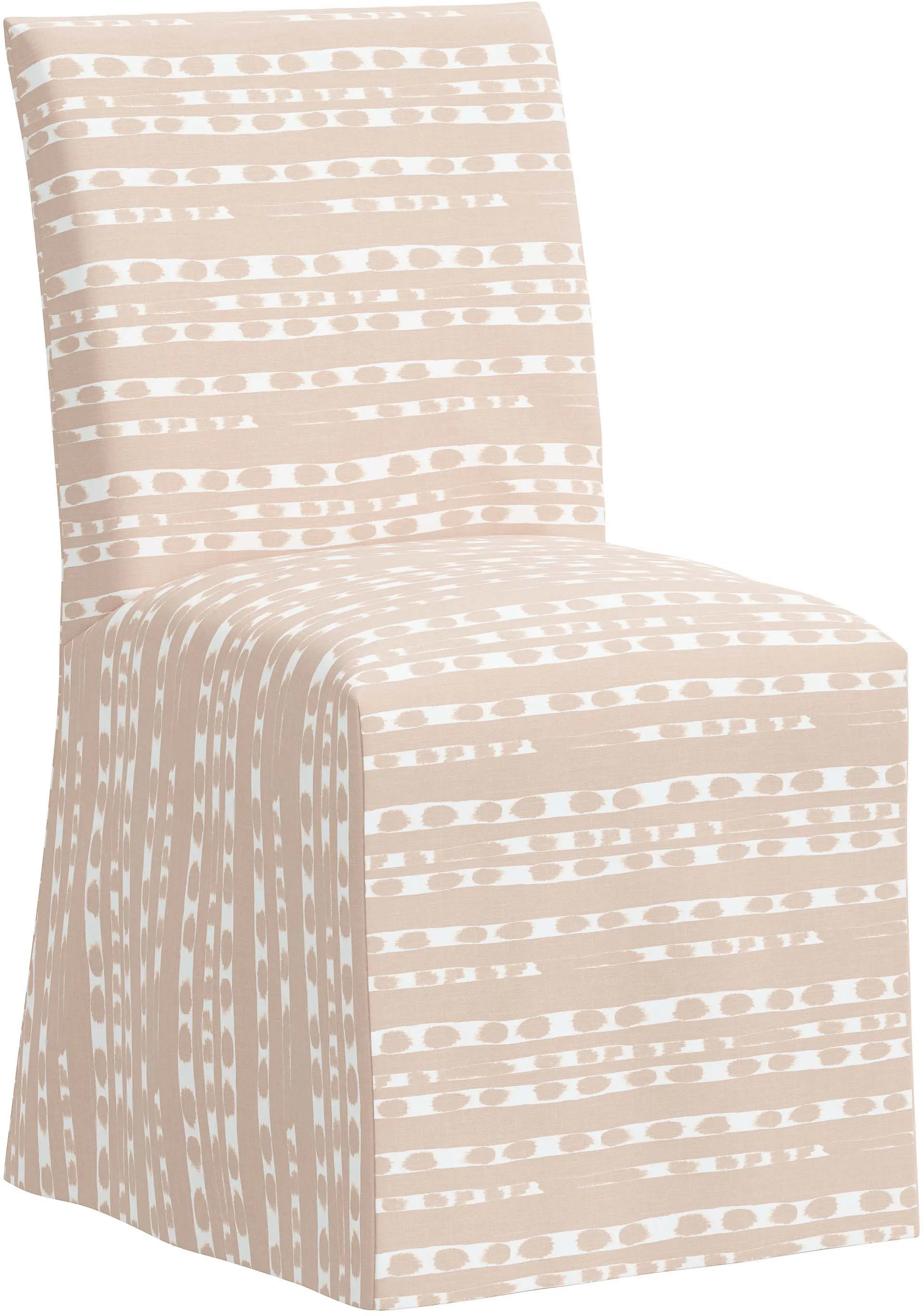 91-6SLHMRSFPNKOGA Contemporary Himari Soft Pink Slipcover Dining Chair-1