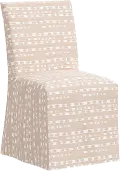 91-6SLHMRSFPNKOGA Kimberly Himari Soft Pink Slipcover Dining Chair - Skyline Furniture