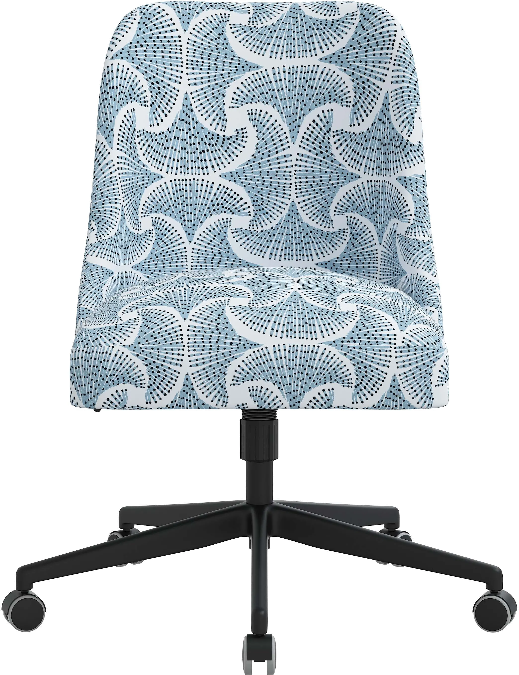 84-9SEFNBLUOGA Modern Sea Fan Blue Office Chair-2