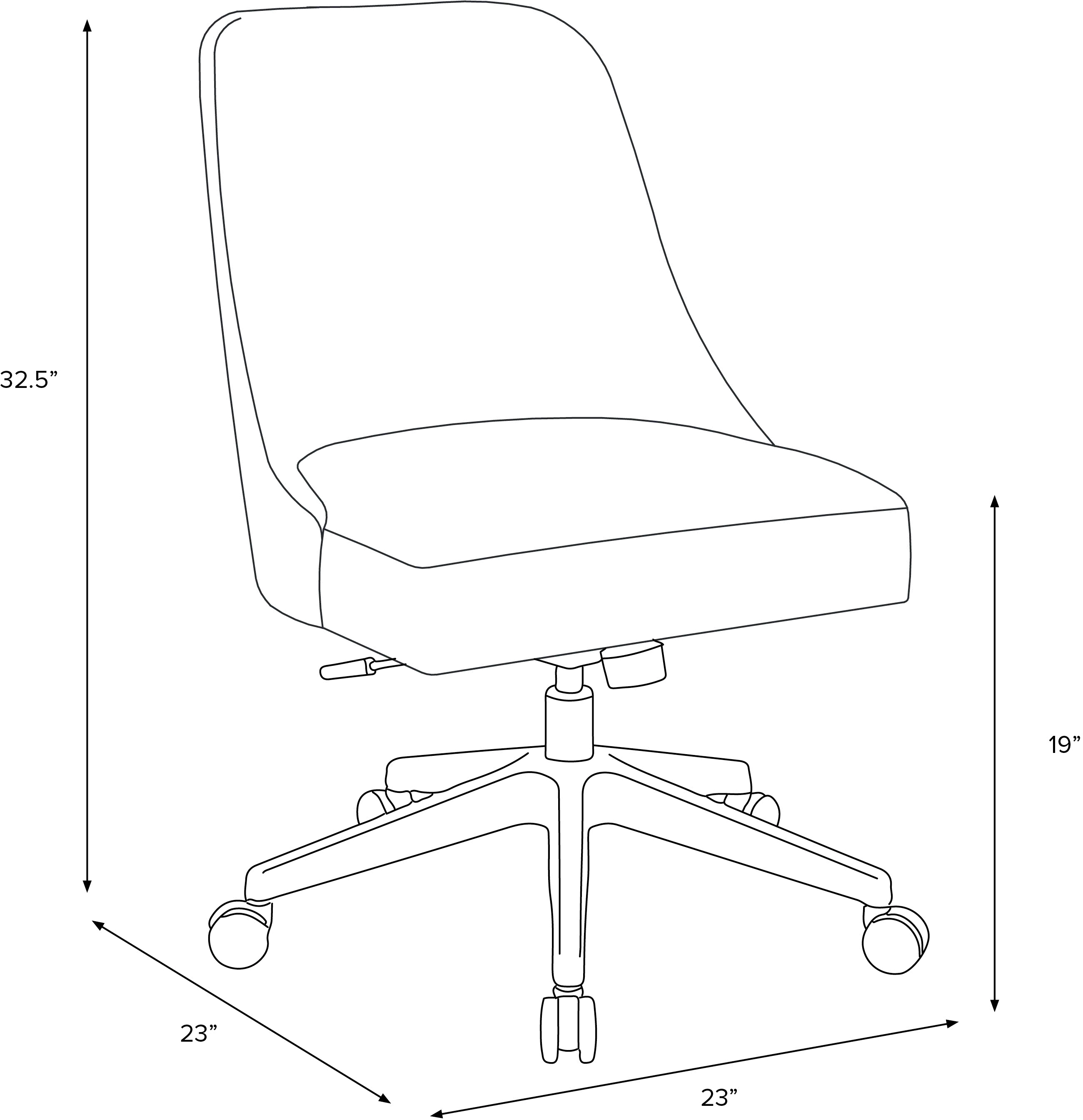84-9SEFNBLUOGA Modern Sea Fan Blue Office Chair-7