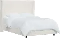 503BEDSHPSNTR Penelope Sherpa Straight Wingback King Bed - Skyline Furniture
