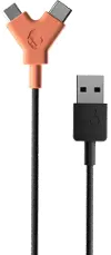 S7RCT-P749 SkullCandy Line Duo USB-A to USB-C & Micro-USB Charging Cable