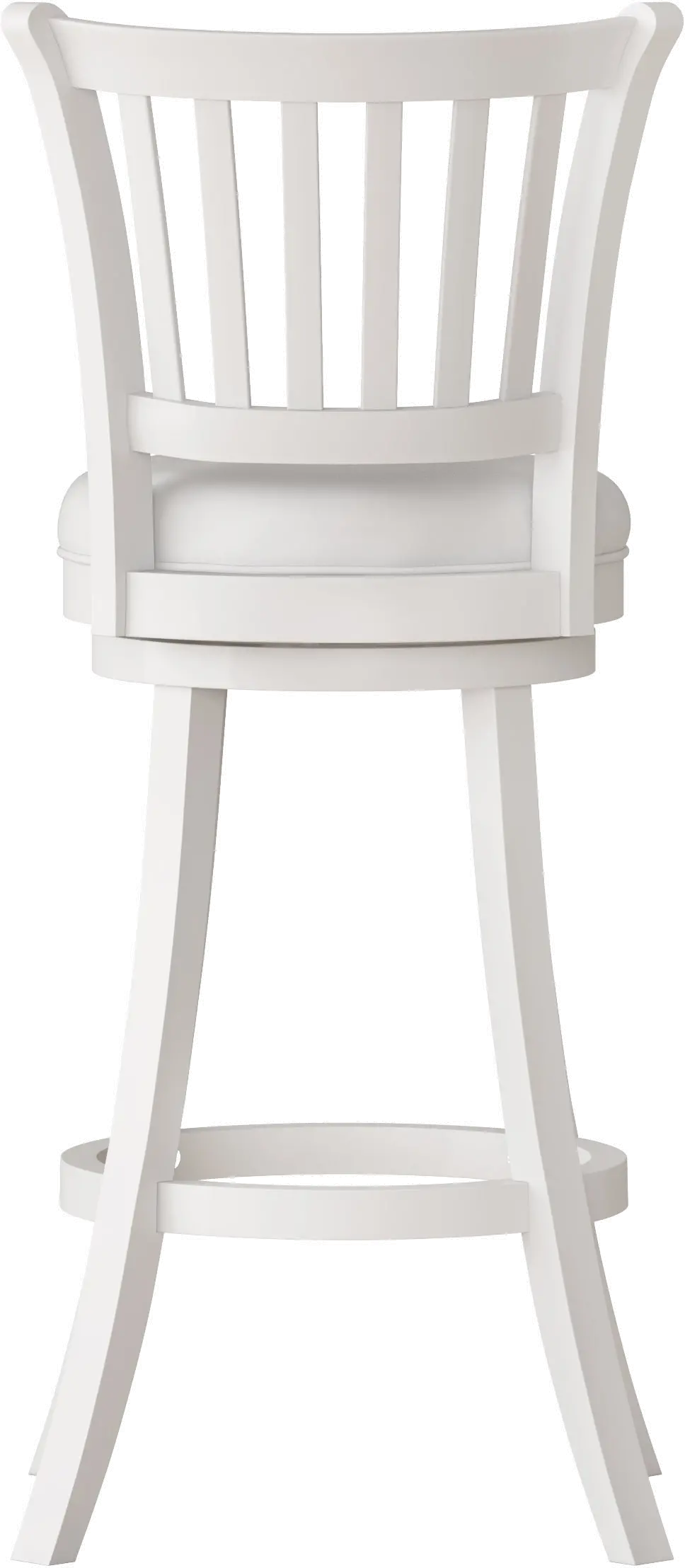 Woodgrove Contemporary White Faux Leather Barstool (Set of 2)-3