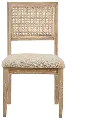 Clearance Modern Eclectic Wheat Brown Dining Room Chair
