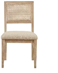 Modern Eclectic Wheat Brown Dining Room Chair