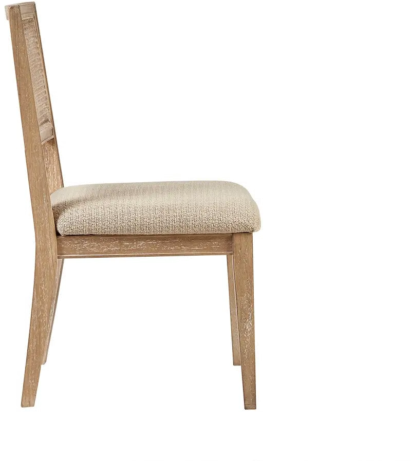 Modern Eclectic Wheat Brown Dining Room Chair-3
