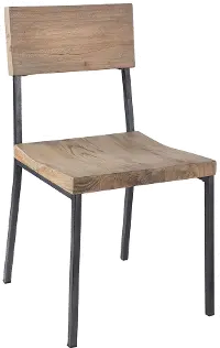 Modern Eclectic Barnwood Dining Room Chair