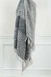 Eleanor Light Gray Throw Blanket