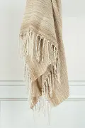 Miller Khaki Throw Blanket