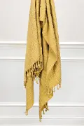 Bishop Gold Throw Blanket