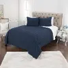 Royal Indigo Queen Quilt Set