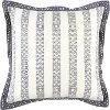 Edge Ivory And Gray Accent Pillow