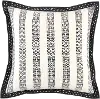 Edge Ivory And Black Accent Pillow