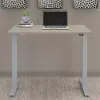 M4S4830SOSK Sand Oak 48 Inch Adjustable Stand Desk - Bush Furniture