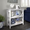 Key West White Oak 2-Shelf Bookcase