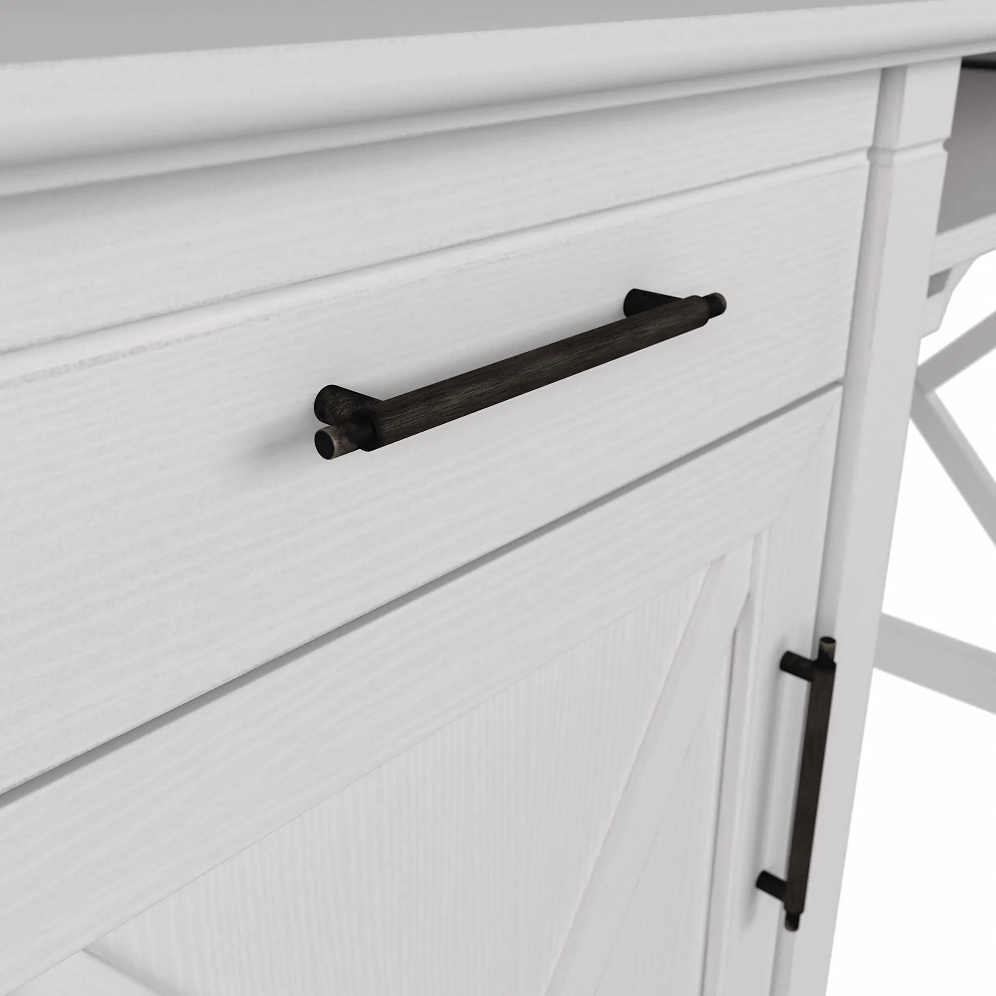 KWD248WT-03 Key West White Oak 48 Inch Desk and Hutch-4