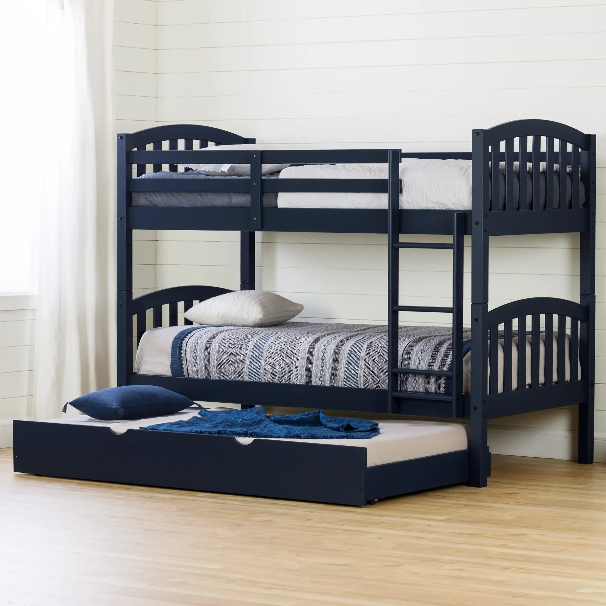 13284 Asten Blue Twin Bunk with Trundle-2