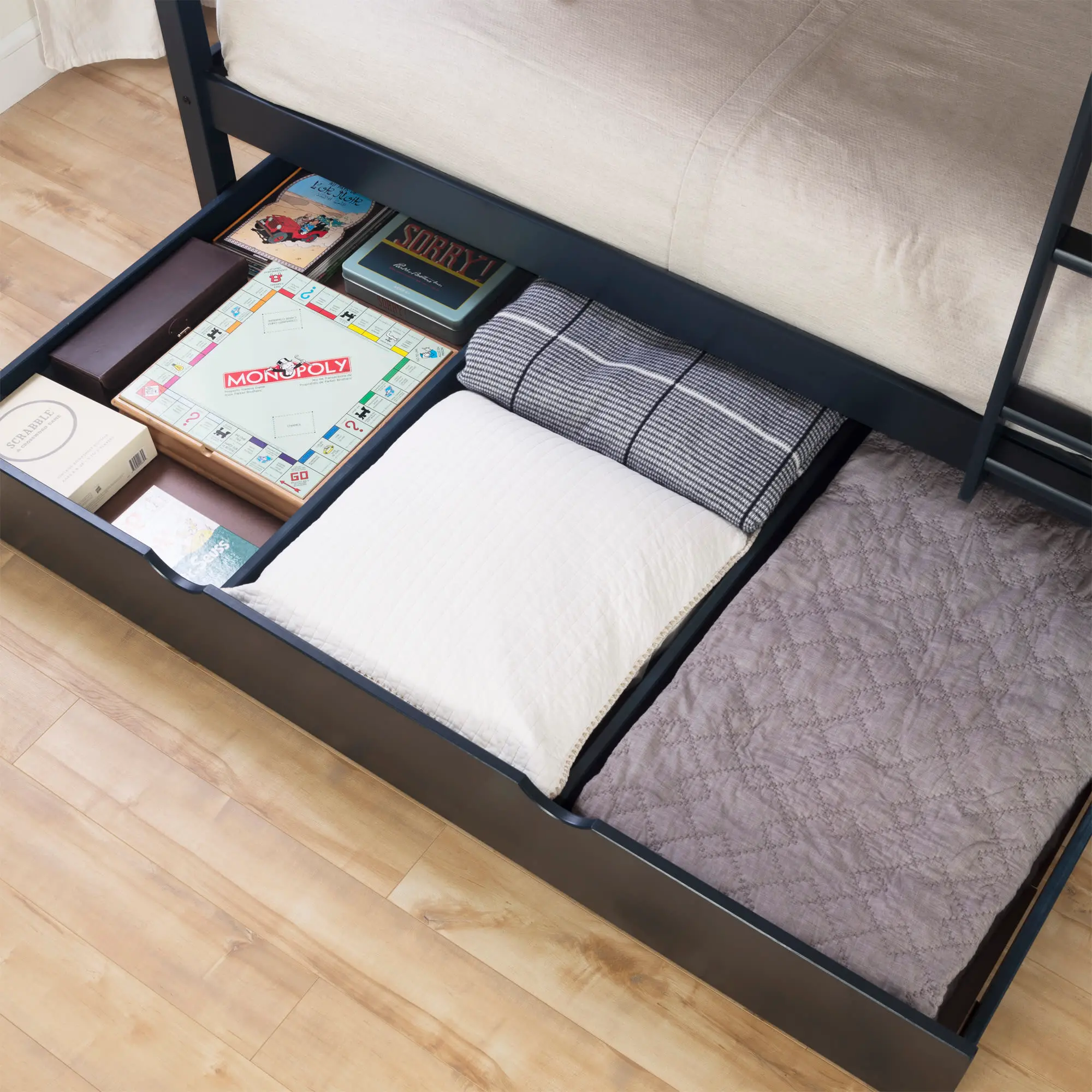 13284 Asten Blue Twin Bunk with Trundle-3