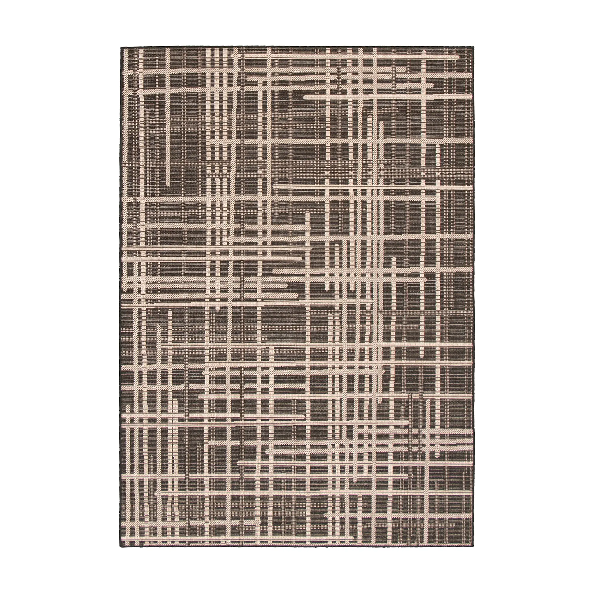 13393 Vito Black 5x7 Area Rug-1