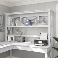 KWH160WT-03 Key West White Oak 60 Inch Desk Hutch