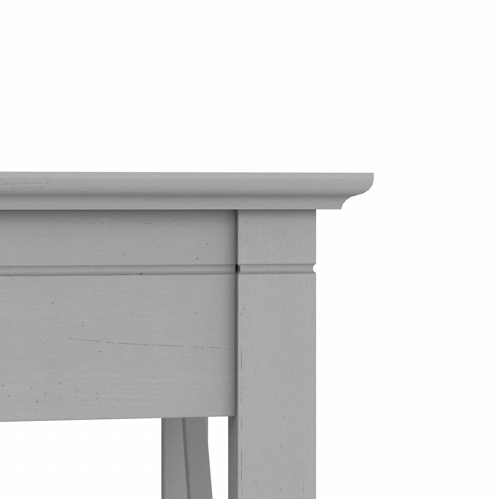 KWS049CG Key West Cape Cod Gray 60 Inch L Shaped Desk with Hutch and Mobile File Cabinet-3