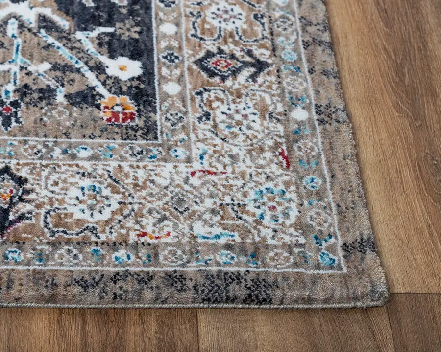 Signature 5 x 8 Dark Gray Area Rug-2