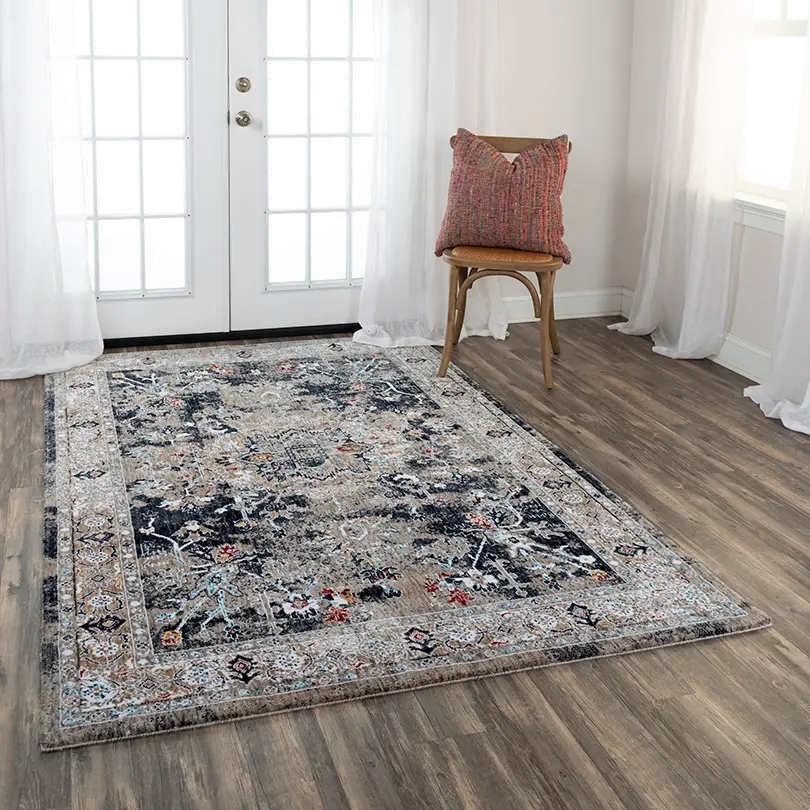 Signature 5 x 8 Dark Gray Area Rug-5