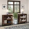 KWS053BC Key West Set of Two Bing Cherry Bookcase - Bush Furniture