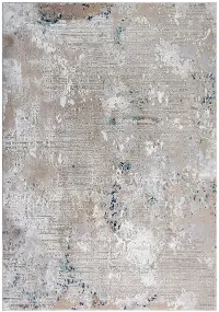 Loft 5 x 8 Tranquil Gray and Beige Area Rug