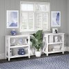 Key West Set of Two White Oak Bookcase