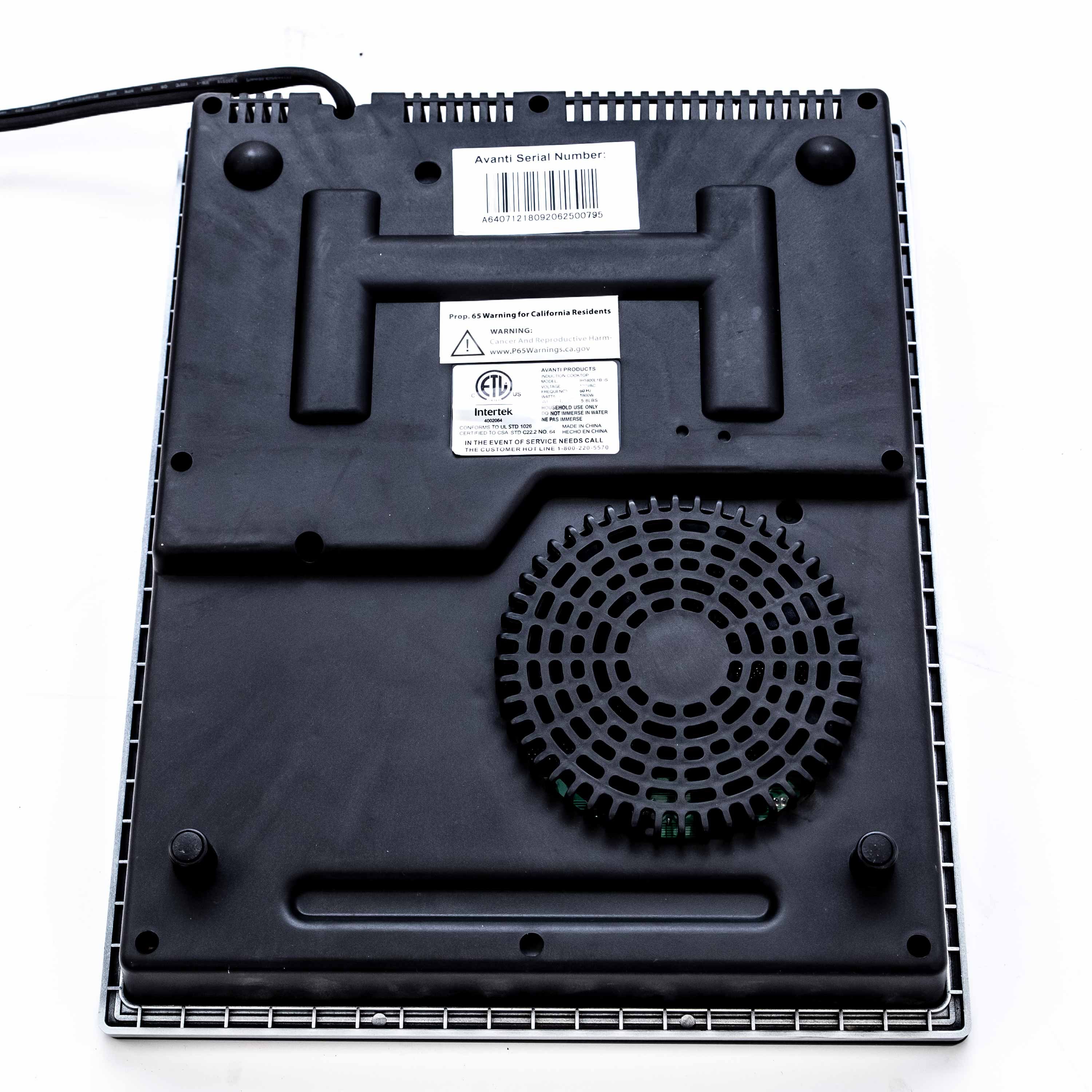 IH1800L1B-IS Avanti Portable Induction Cooktop - Black-4