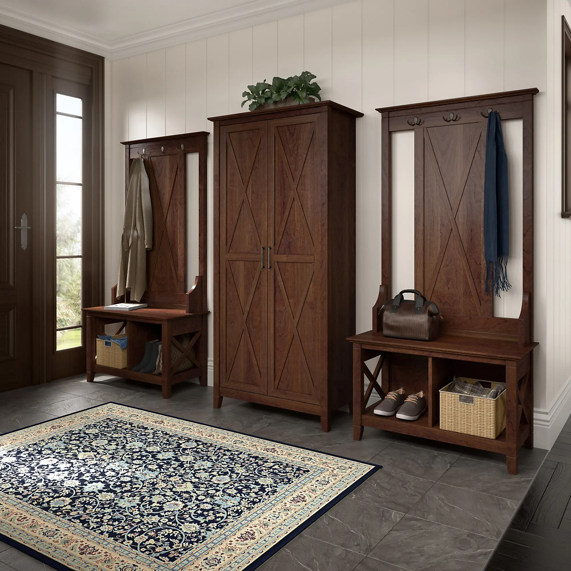 KWS266BC-03 Key West Bing Cherry Storage Cabinet-2