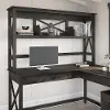 KWH160GH-03 Key West Dark Gray Hickory 60 Inch Hutch